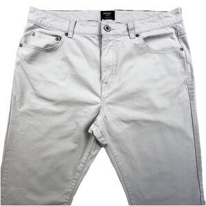 Untuckit Pants Mens 33x32 (Fits 33x31) Light Khaki Slim 5 Pocket Chino Preppy